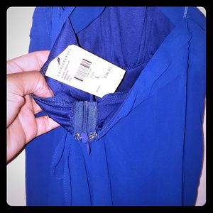 Sexy blue ladies jumpsuit